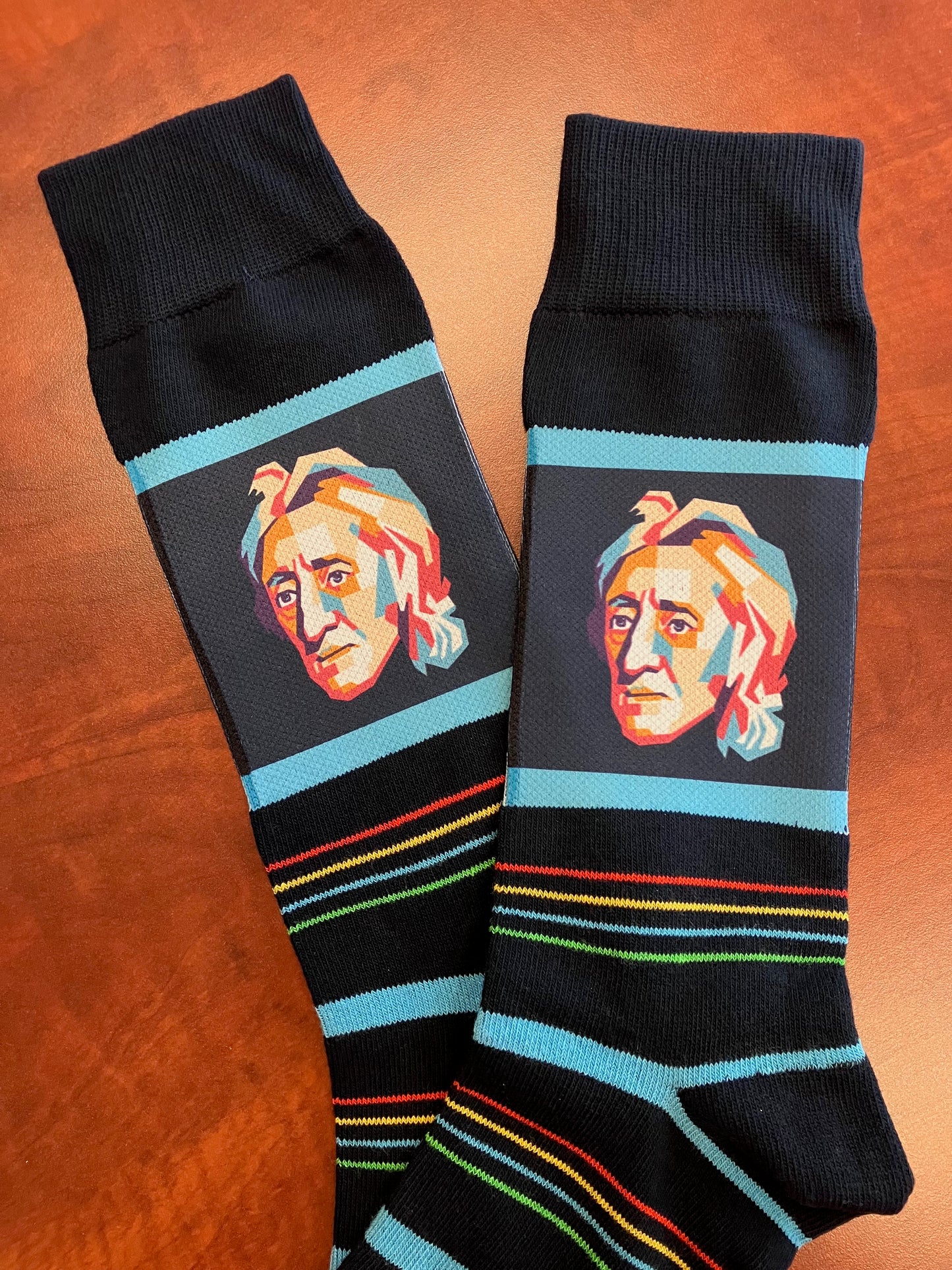 John Locke Men's Crew Dress Socks