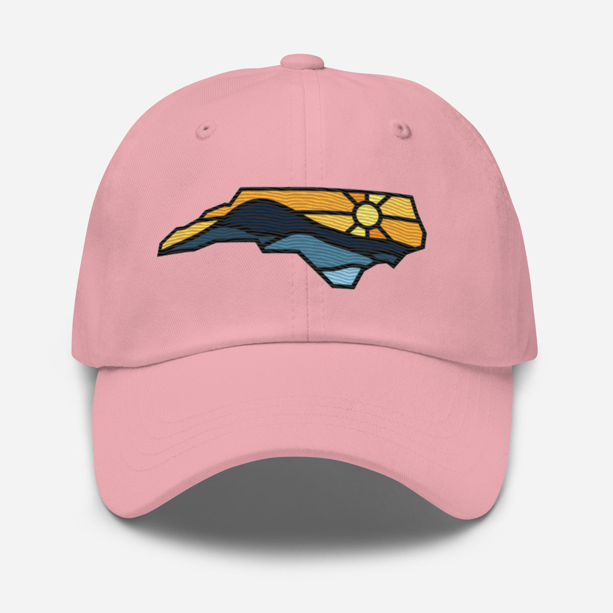 Spirit of NC Dad Hat in Black Outline