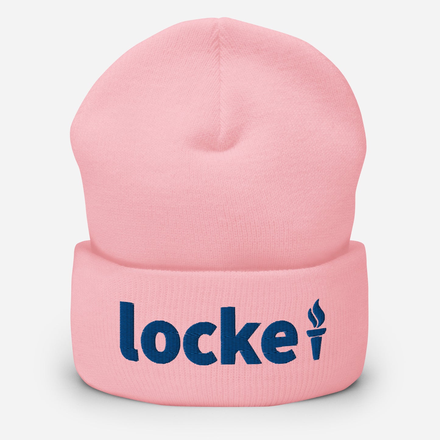 John Locke Foundation in Blue Cuffed Beanie