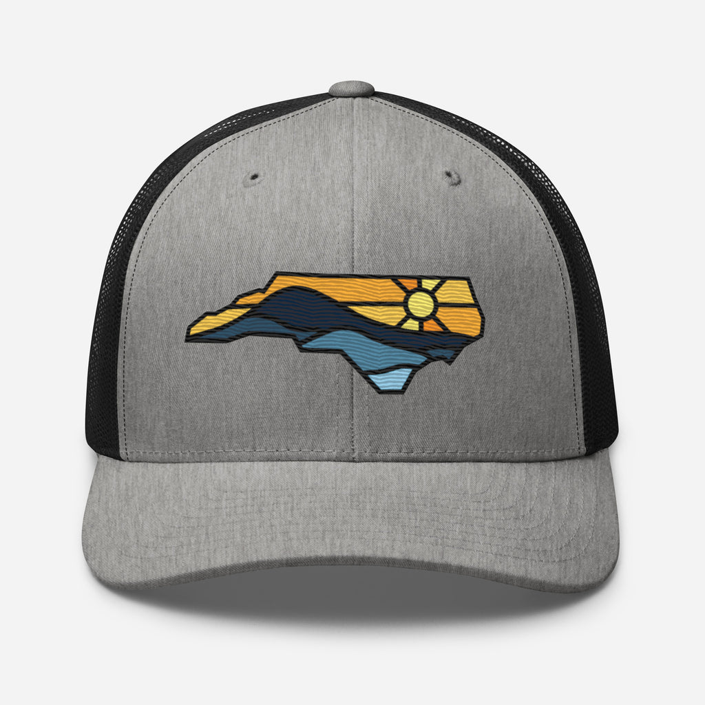 Spirit of NC Trucker Cap in Black Outline