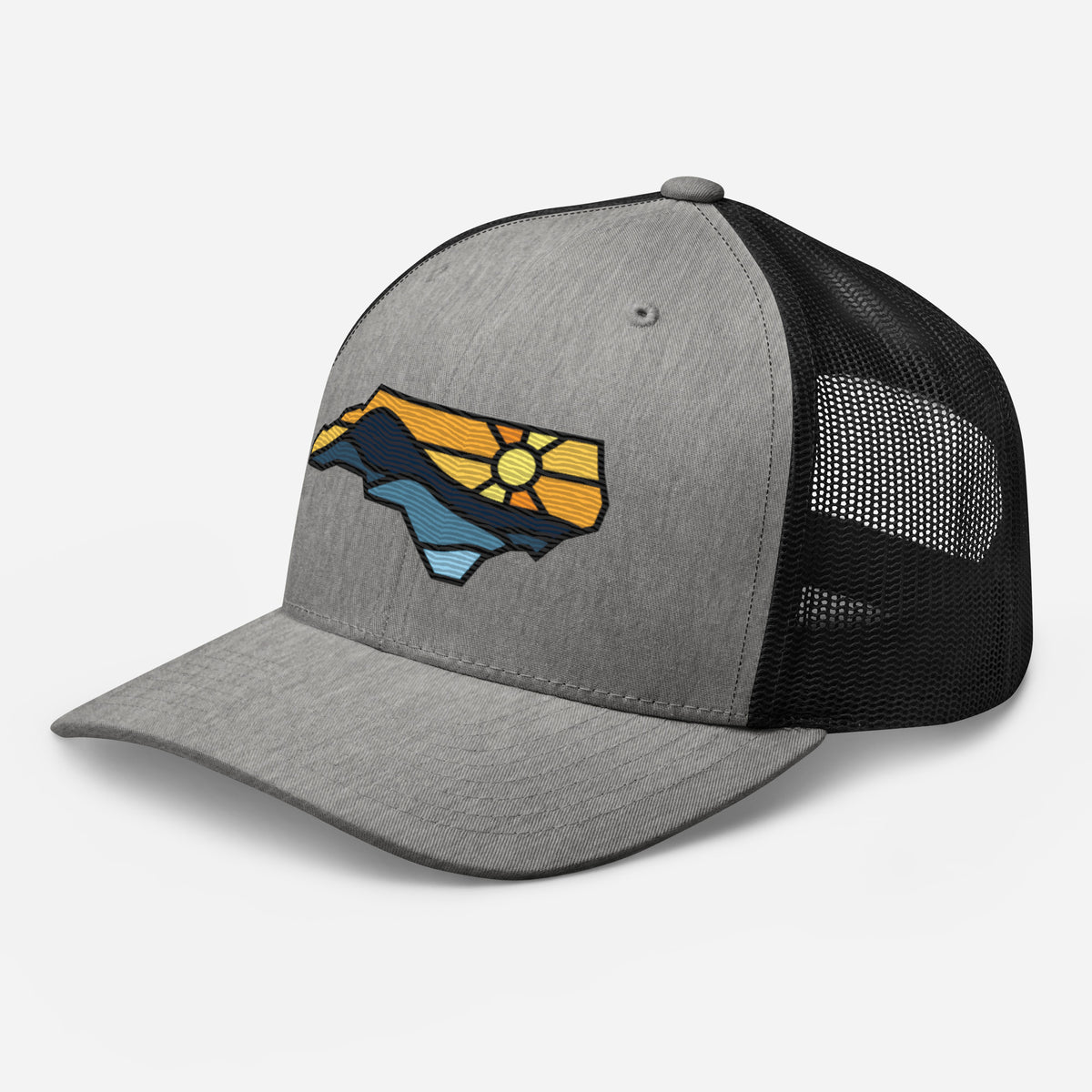 Spirit of NC Trucker Cap in Black Outline