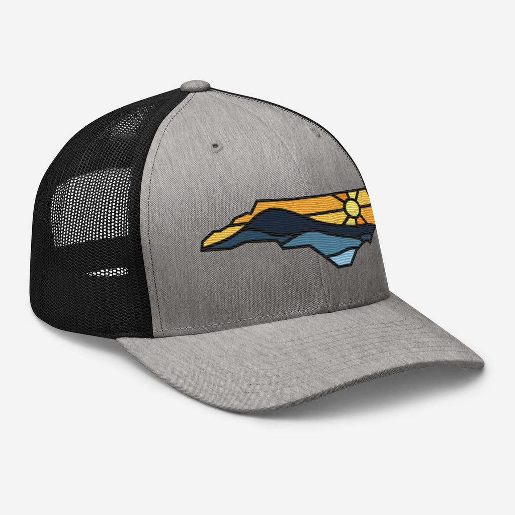 Spirit of NC Trucker Cap in Black Outline