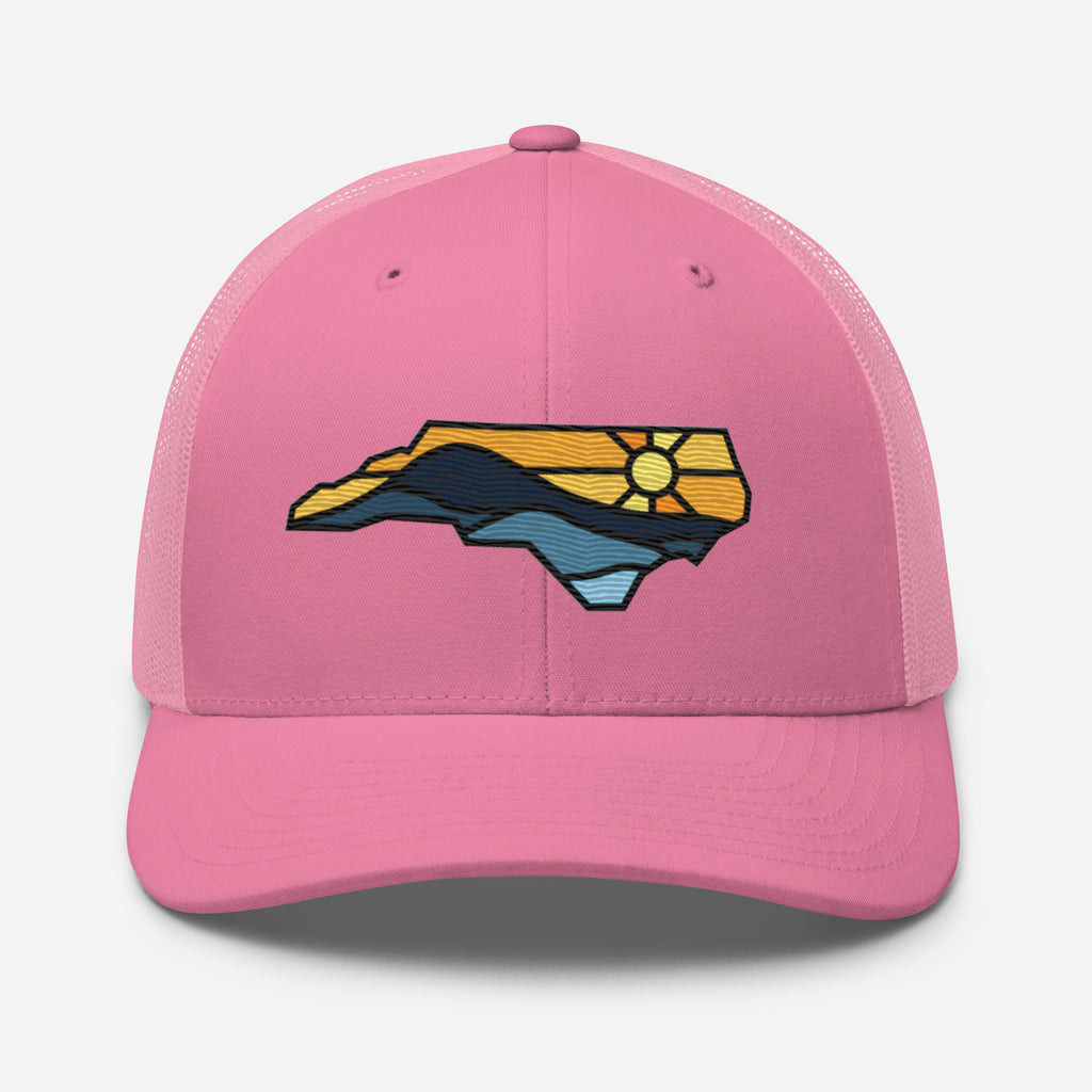 Spirit of NC Trucker Cap in Black Outline