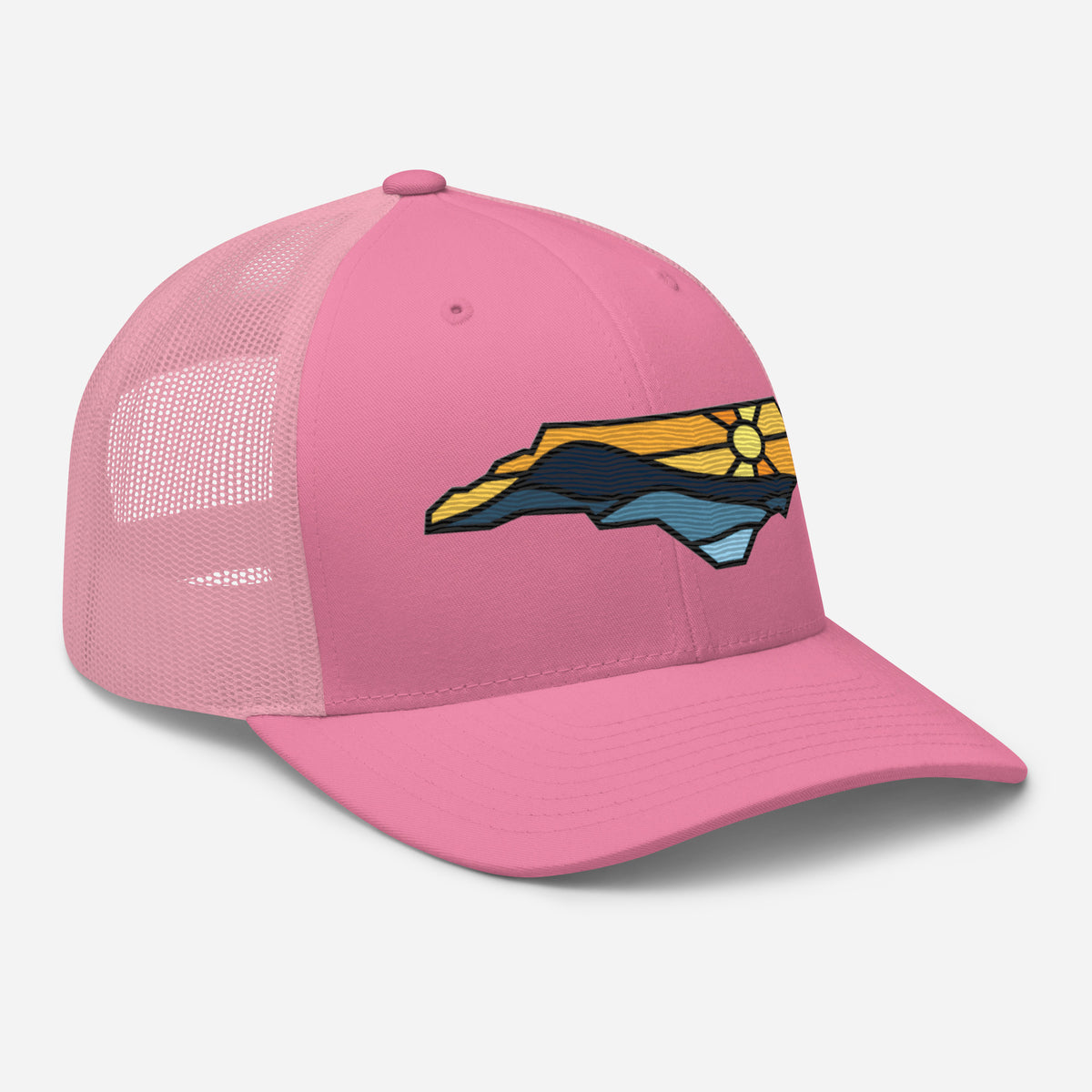 Spirit of NC Trucker Cap in Black Outline