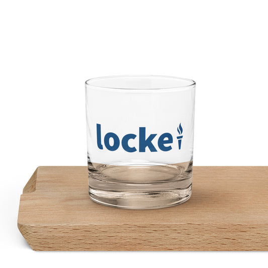 John Locke Foundation Rocks Glass