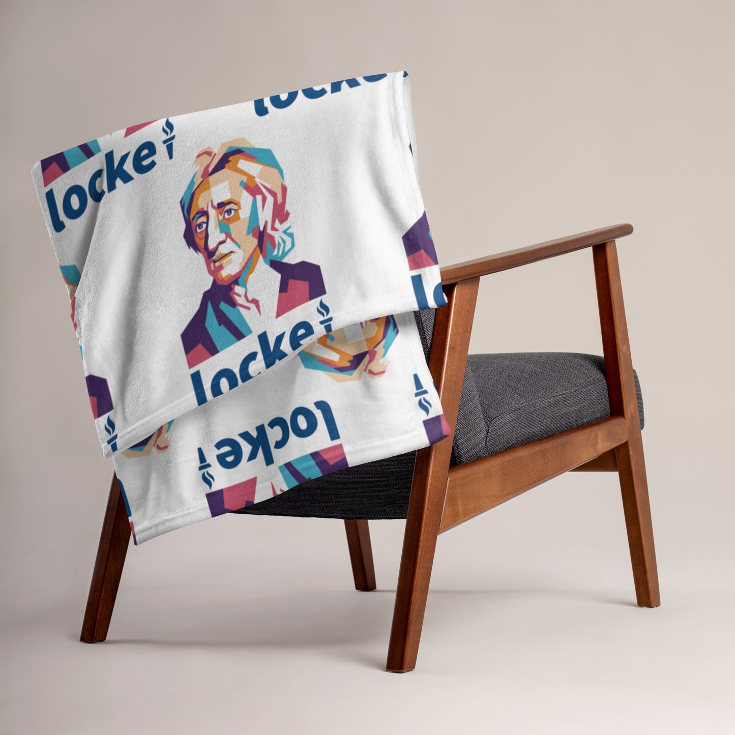 John Locke Throw Blanket