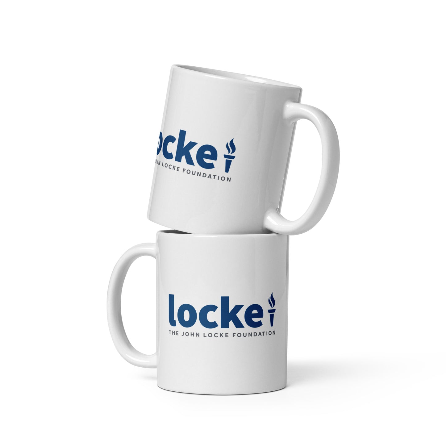 John Locke Foundation White Glossy Mug