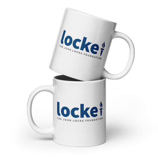 John Locke Foundation White Glossy Mug